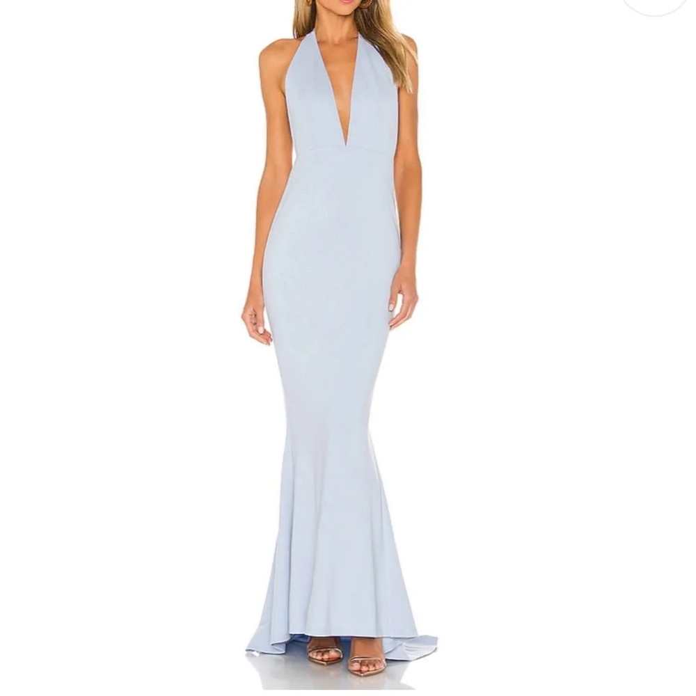 NBD Jenny From the Block Gown in Baby Blue NWT Womens Size XXS
